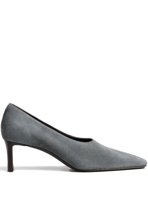 KHAITE 50mm Cecilia heeled pumps Grey F2044964191