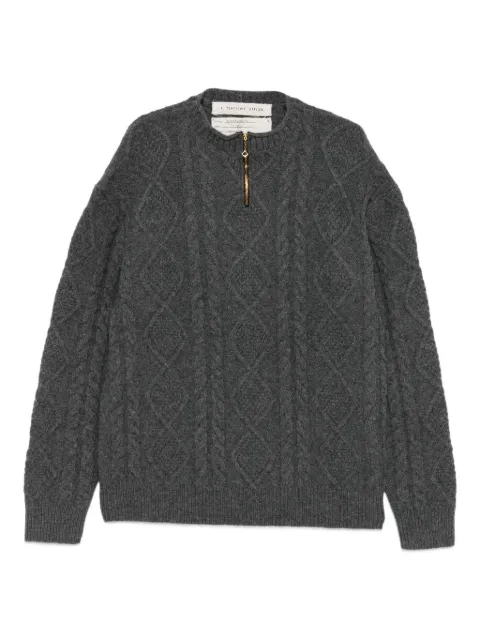 A Tentative Atelier cable knit sweater Grey MA2526852