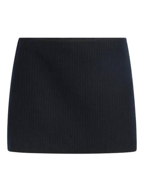 KHAITE Jett pinstripe mini skirt Blue 4116579979