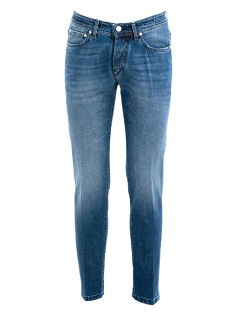 Barba stretch-cotton jeans Blue FIVE503