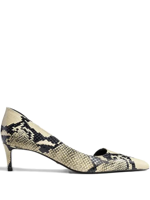 KHAITE 45mm Jett D'Orsay heeled pumps Neutrals F2041803121