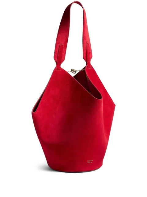 KHAITE small Lotus tote bag Red H2043726526