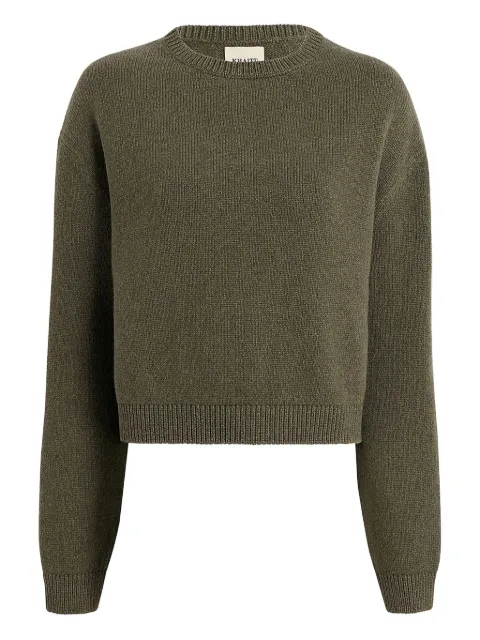 KHAITE Milo ribbed knitwear Green 18057650412