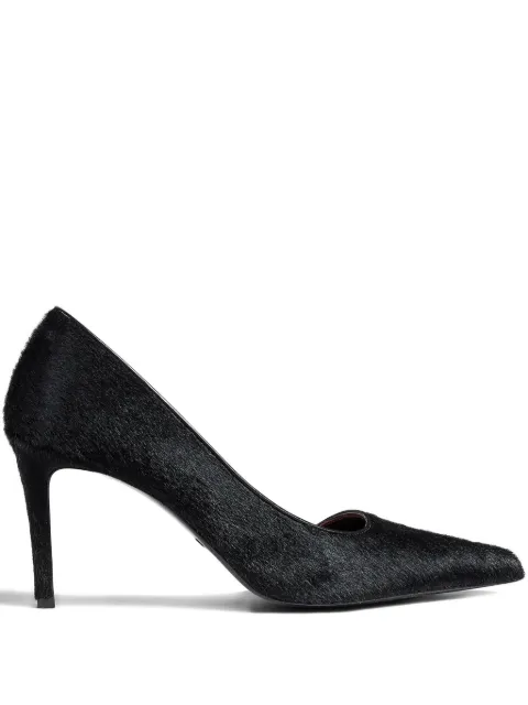 KHAITE 85mm Romy heeled pumps Black F2040760200