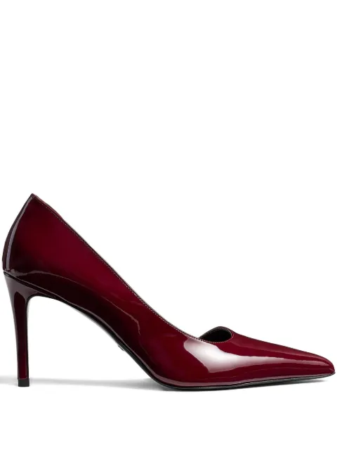 KHAITE 85mm Jett D'Orsay heeled pumps Red F2040938524