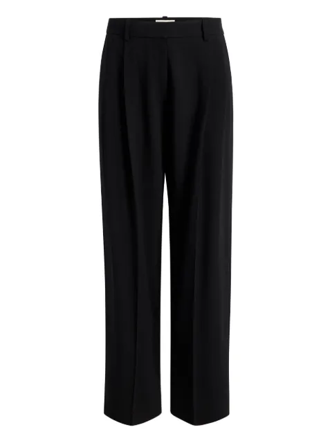 KHAITE belt-loops pleated trousers Black 31784204200