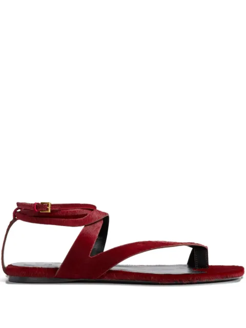 KHAITE Aimee ankle-strap sandals Red F3088760598