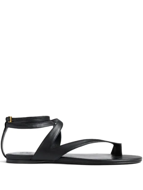 KHAITE ankle-strap sandals Black F3088942200
