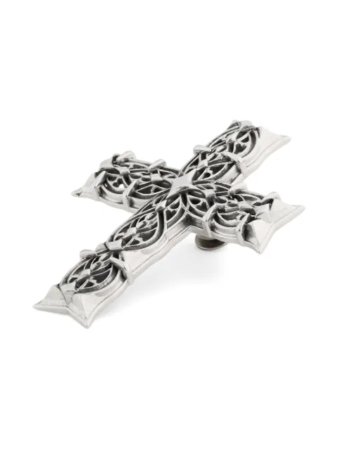 Emanuele Bicocchi Notre Dame cross brooch Silver NNDPBS1