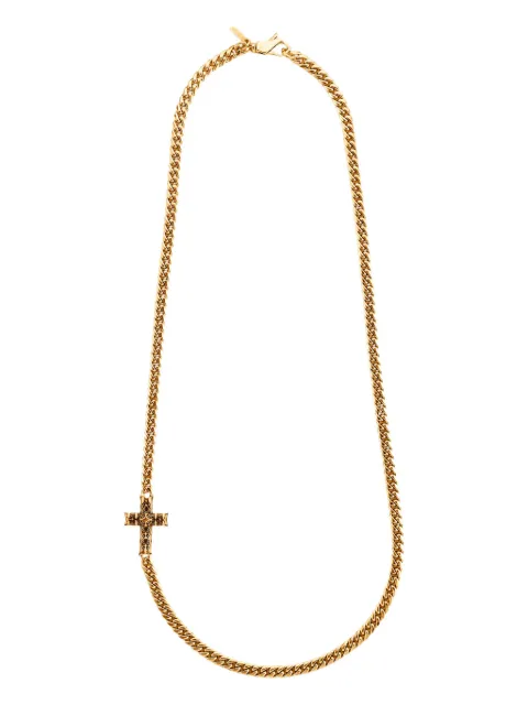 Emanuele Bicocchi Notre-Dame cross-chain necklace Gold NNDPBN10G