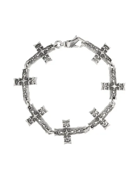 Emanuele Bicocchi Notre-Dame cross bracelet Silver NNDPBR12