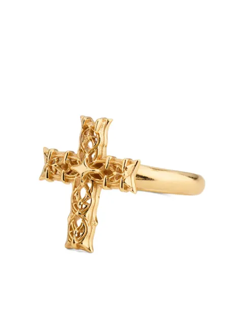 Emanuele Bicocchi Notre-Dame cross ring Gold NNRLCEA5G