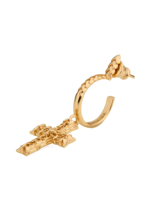 Emanuele Bicocchi Notre-Dame cross earring Gold NNCRCE6G