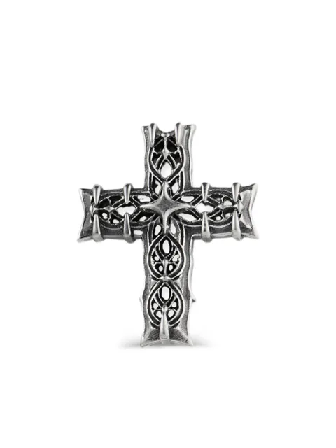 Emanuele Bicocchi Notre-Dame stud earring Silver NNCRCE8