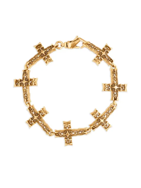 Emanuele Bicocchi Notre-Dame cross bracelet Gold NNDPBR12G