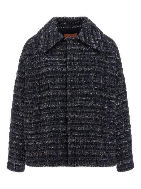 Missoni Caperdoni oversized coat Blue DS25WC1DBC005W