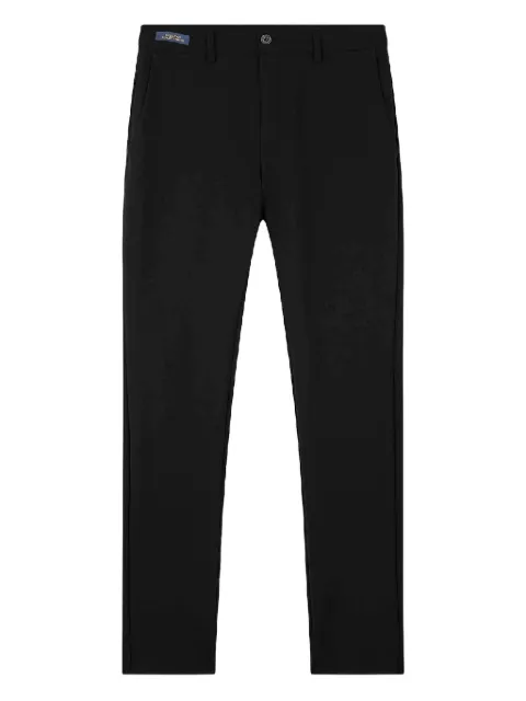 Paul & Shark flat-front chino trousers Black 15314096011