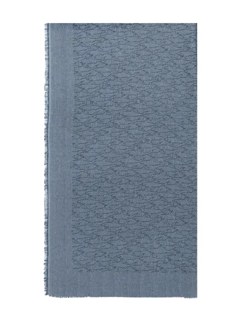 Paul & Shark logo-jacquard scarf Blue 15317008635
