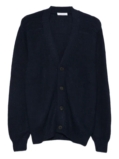 Cruciani ribbed cardigan Blue UC5270114L85CV01