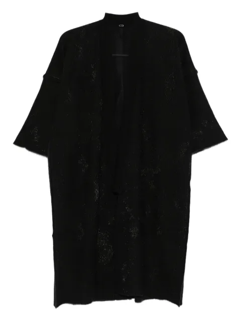 Label Under Construction v-neck cardigan Black YXGM141