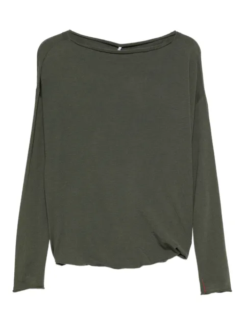 Liviana Conti boat-neck sweater Grey L5WA07