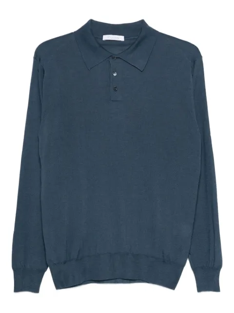 Cruciani cashmere blend polo shirt Blue UC5211110A21P001