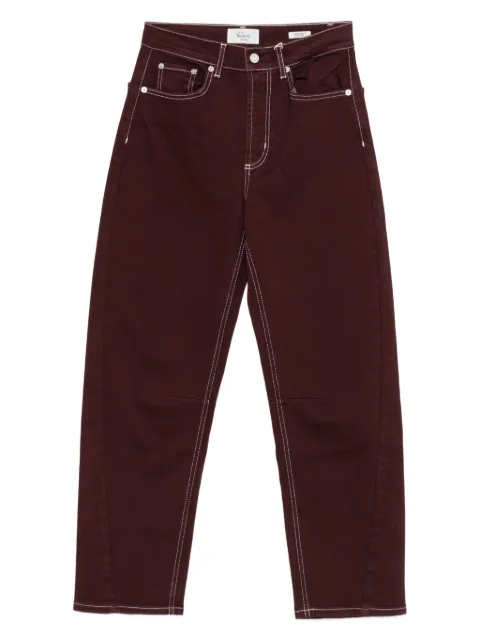 Rails Samo contrast-stitching jeans Brown 799979D8219