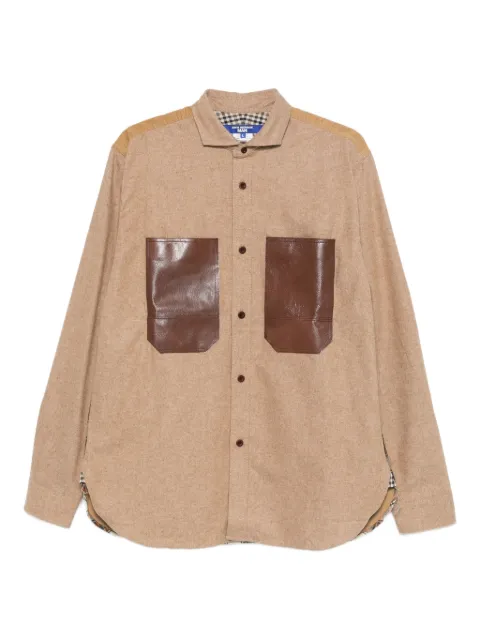 Junya Watanabe MAN checked shirt Brown WPB011