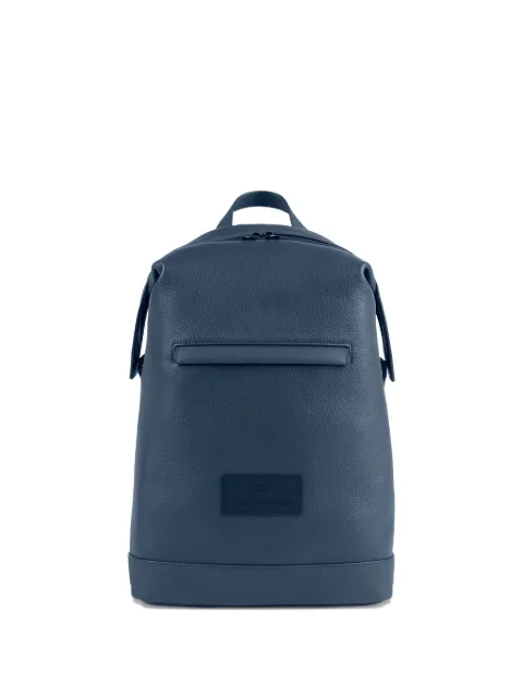 Paul & Shark Tumbled leather backpack Blue 15318108050