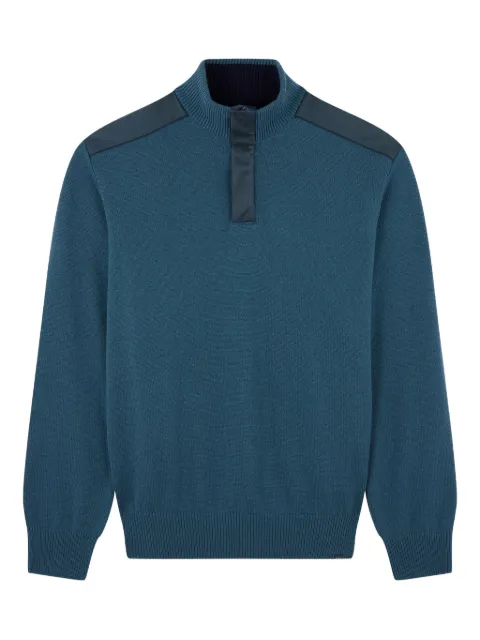 Paul & Shark x Loro Piana half-zip sweater Blue 15311152177