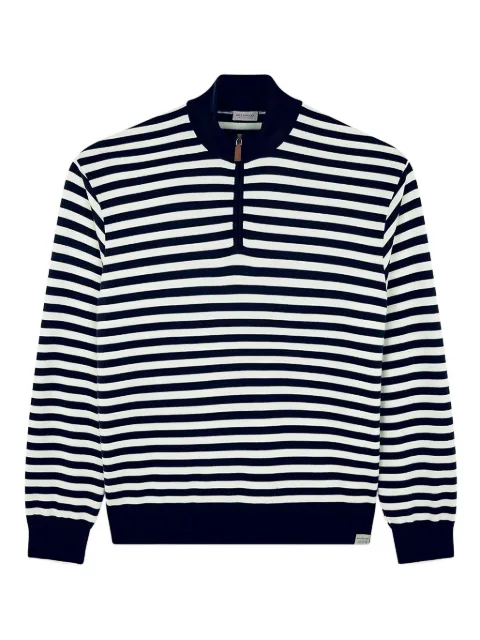 Paul & Shark striped half-zip sweater Blue 15311117236