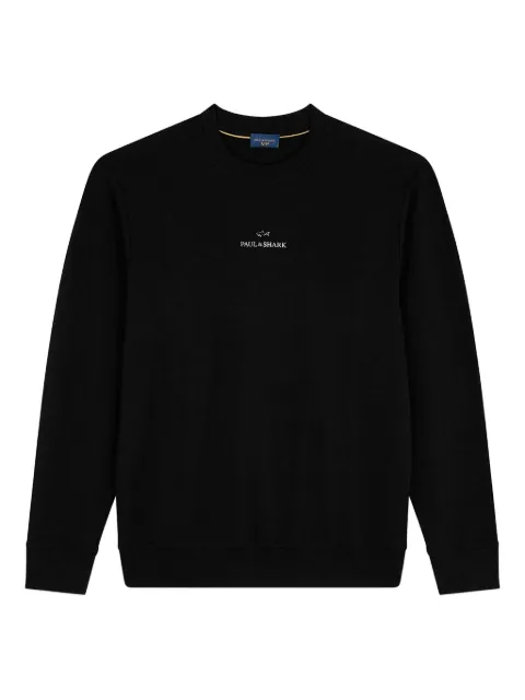 Paul & Shark logo-print sweatshirt Black 1531182111D