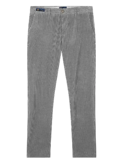 Paul & Shark flat-front chino trousers Grey 15314098374