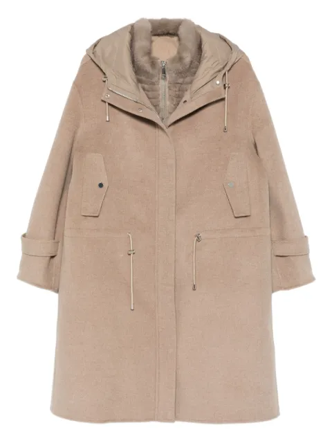 Liska layered coat Neutrals HS258009