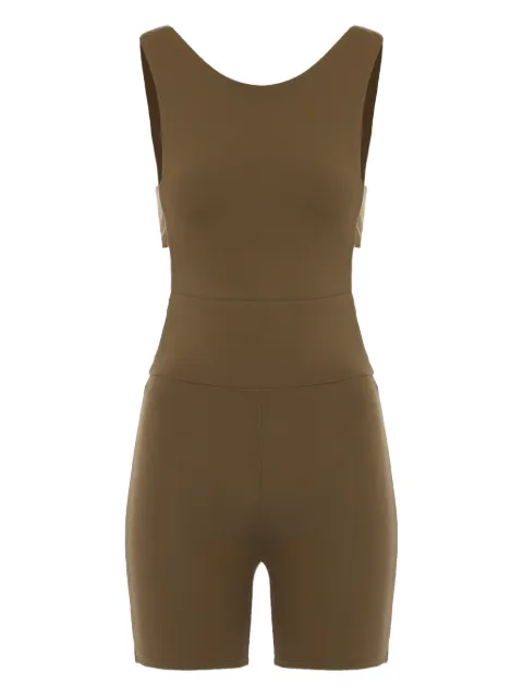 Live The Process Orbit cut-out playsuit Brown 121