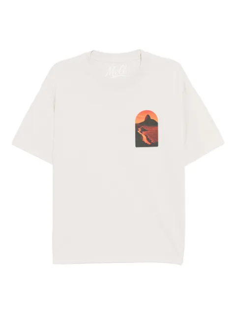 Melt graphic-print T-shirt Neutrals MS5043OFFWHITE