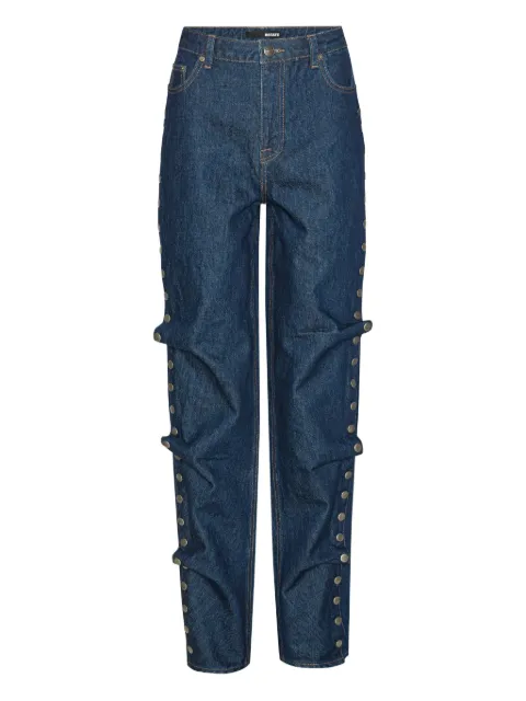 ROTATE BIRGER CHRISTENSEN buttoned wide leg jeans Blue 114816D03
