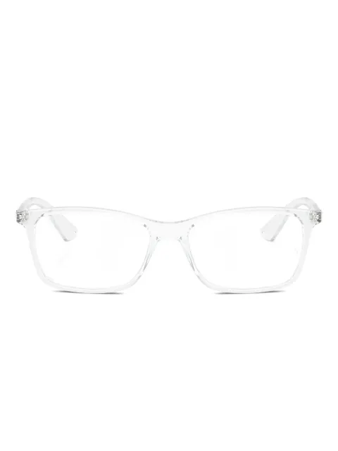 Ray-Ban rectangle-frame glasses White RX70472001