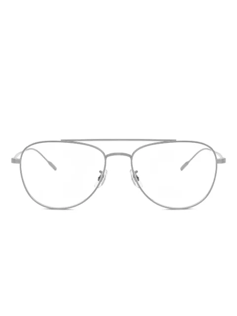 Oliver Peoples pilot-frame glasses Silver OV1363T