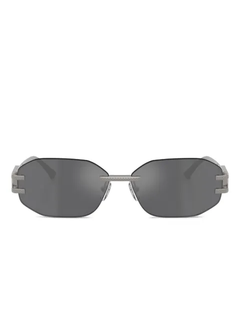 Versace Eyewear geometric-frame sunglasses Grey VE2274