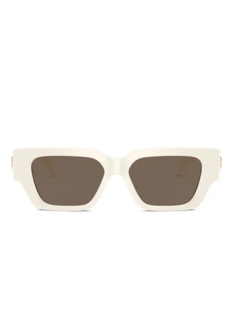 Versace Eyewear medusa-detail square-frame sunglasses Neutrals VE4497U