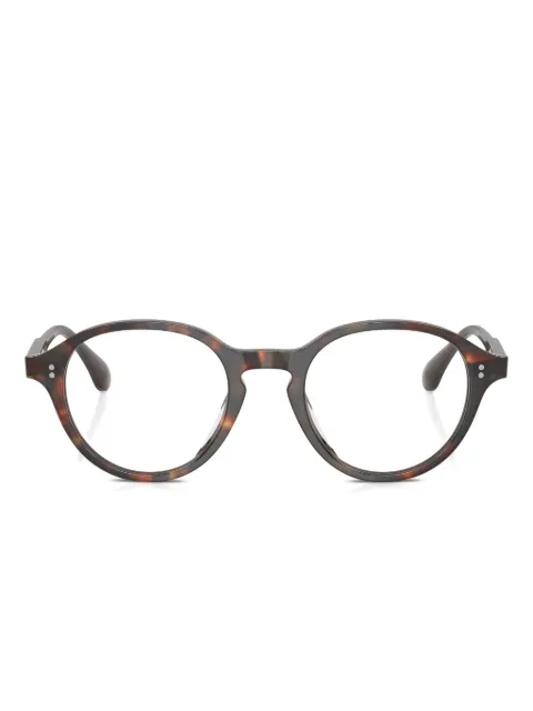 Oliver Peoples round-frame glasses Brown OV5602U1801