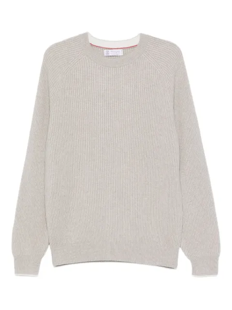 Brunello Cucinelli cashmere sweater Grey M2274100CTO75