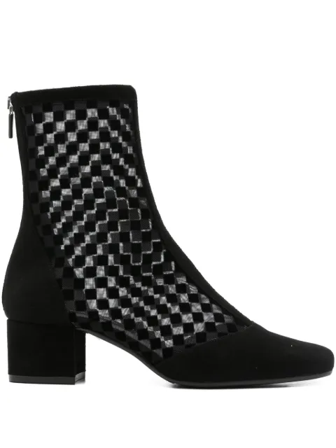 Carel Paris checkered ankle boots Black ESTIMENIGH