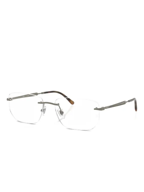Ray-Ban rectangle-frame glasses Grey RX3768V3201