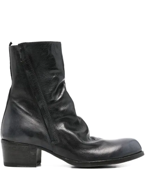 Shoto 45mm zip-fastening boots Blue 51706