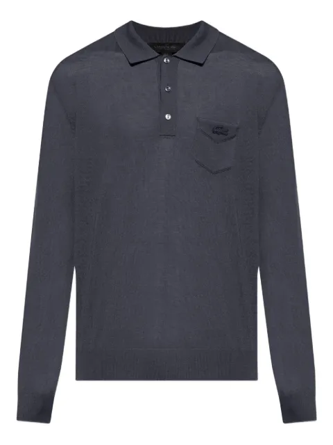 Lacoste embroidered-logo polo shirt Blue AH3728
