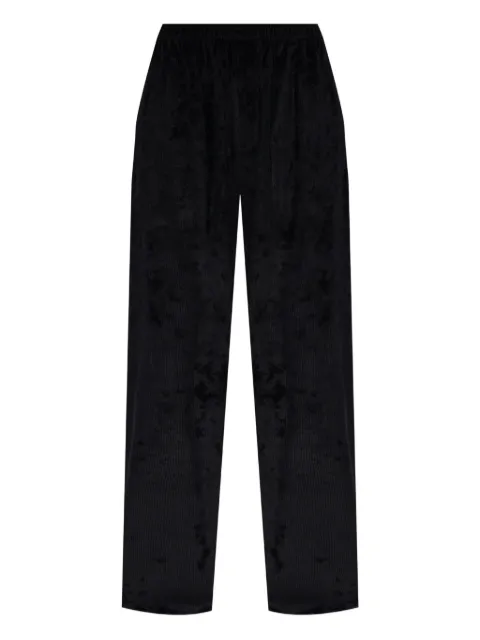 Balenciaga corduroy wide-leg trousers Black 851454TTV02