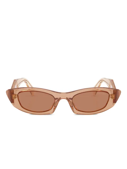 Prada Eyewear oval-frame sunglasses Orange PRB16S