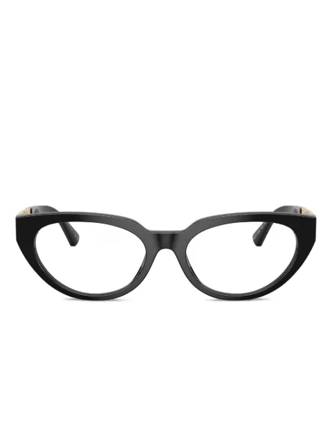 Versace Eyewear cat-eye glasses Black VE3383GB1